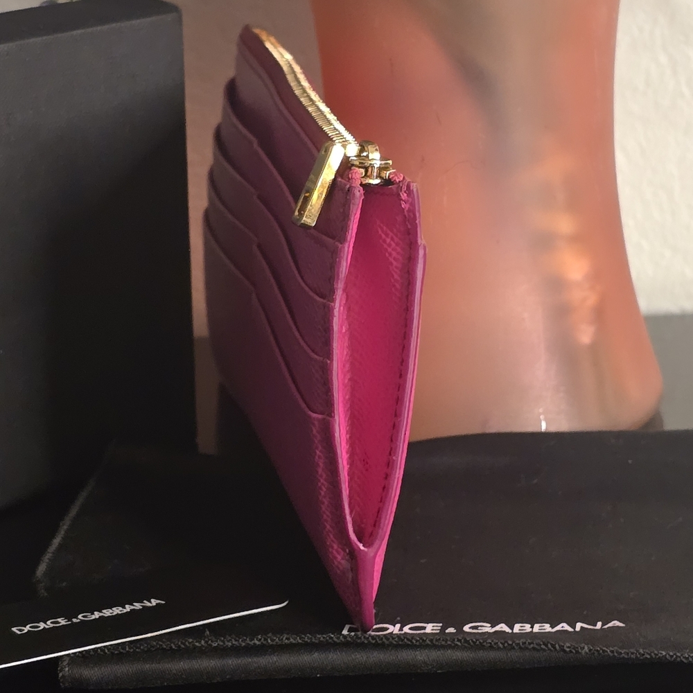 Dolce and Gabbana Large Dauphine calfskin card holder wallet - Picture 5 of 12
